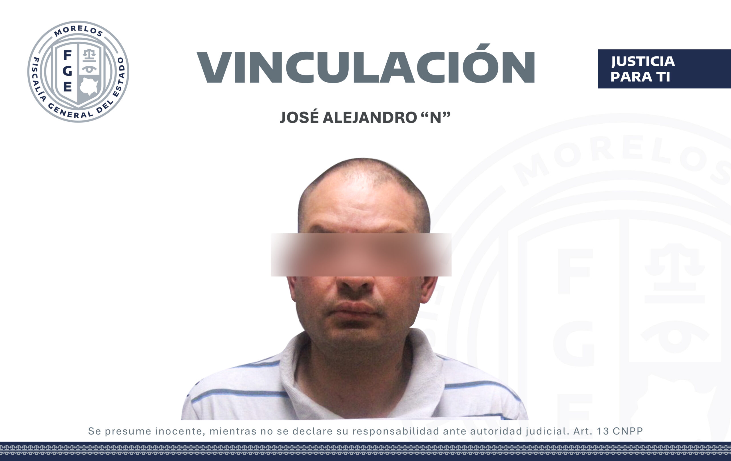 VINCULAN A PROCESO A MASCULINO POR VIOLACIÓN AGRAVADA EN EMILIANO ZAPATA