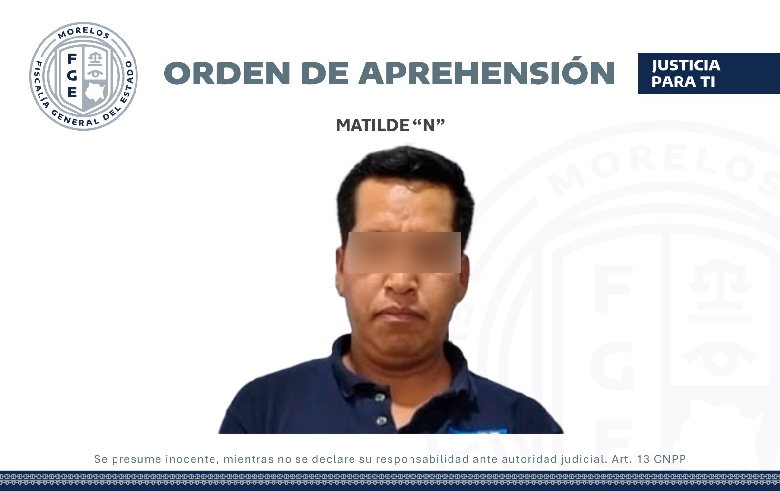 APREHENDEN A UN HOMBRE POR VIOLACIÓN EN YECAPIXTLA