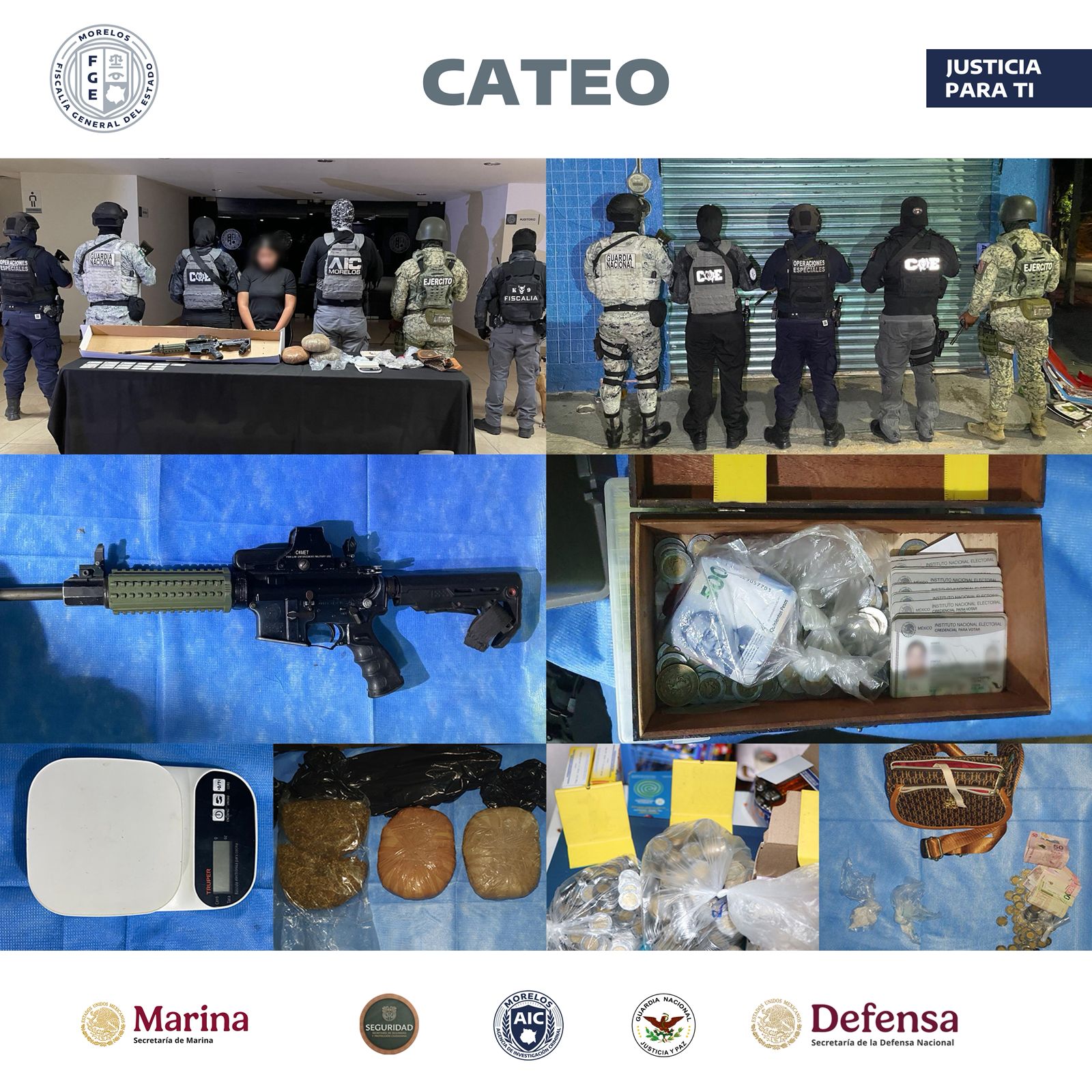 CATEA COE UNA TIENDA UTILIZADA, PRESUNTAMENTE, PARA LA VENTA DE DROGAS EN TEMIXCO