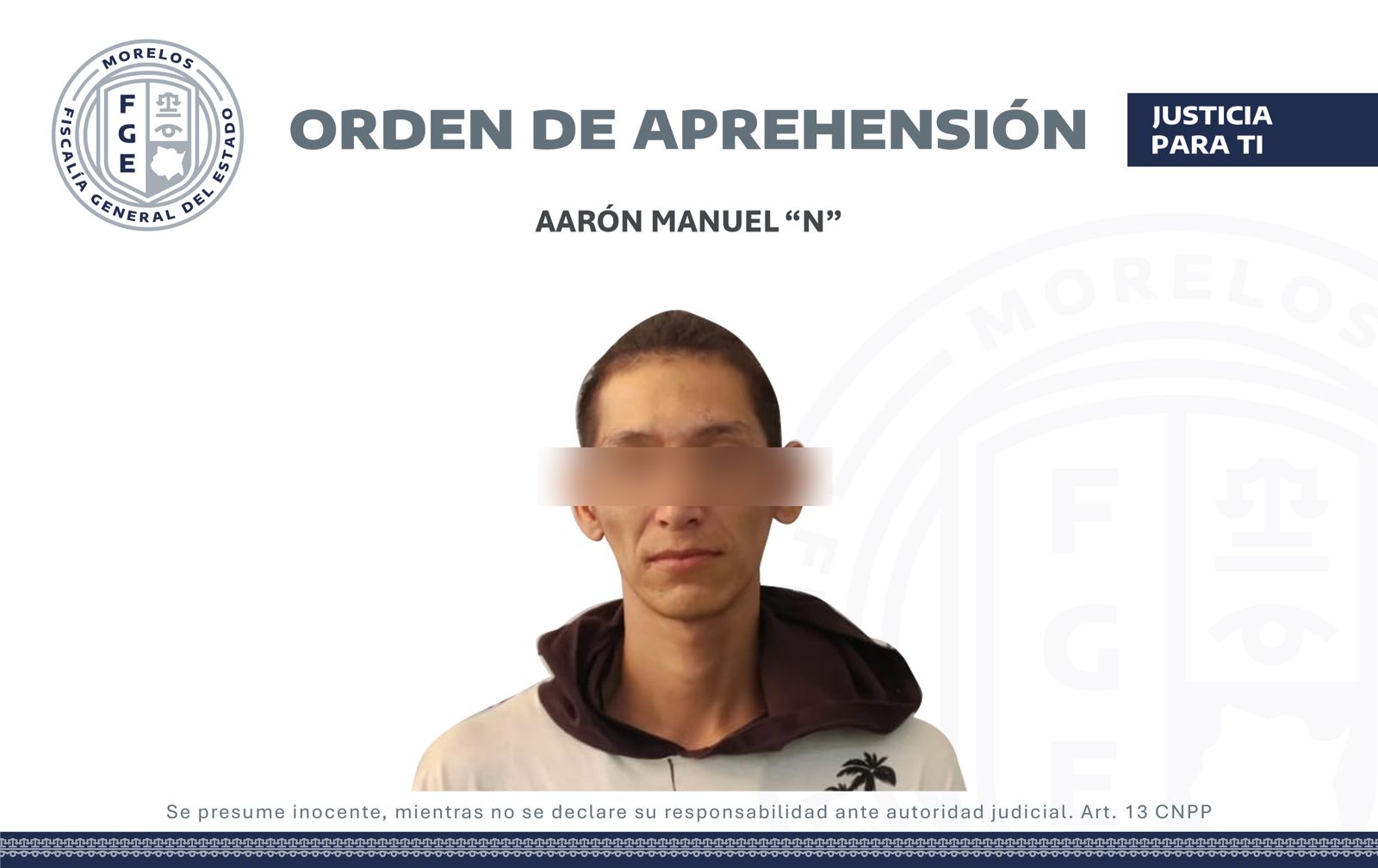 APREHENDEN A UN MASCULINO QUE INCUMPLIÓ MEDIDAS CAUTELARES POR VIOLENCIA FAMILIAR EN CUAUTLA