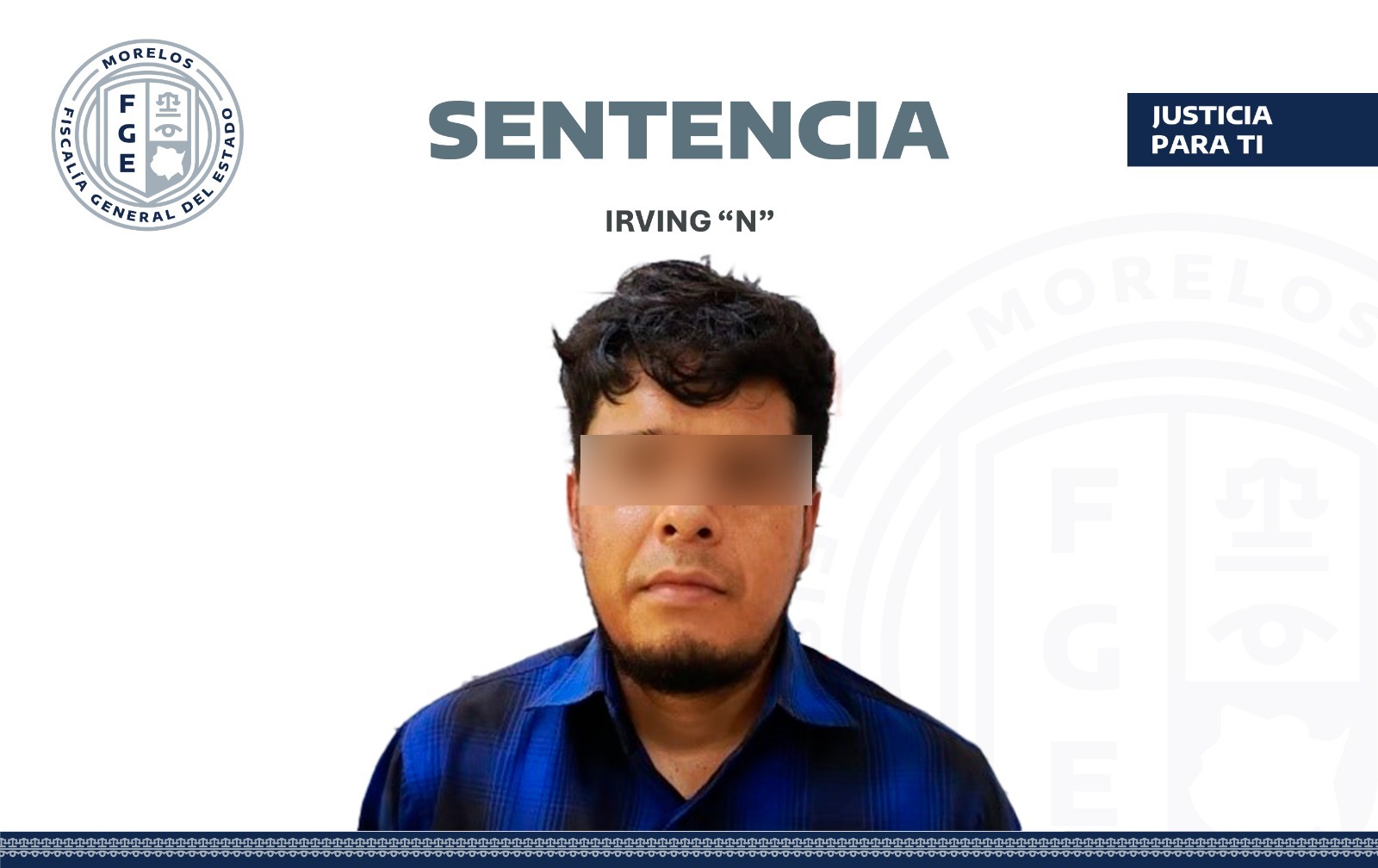 OBTIENE FGE SENTENCIA DE 25 AÑOS DE PRISIÓN EN CONTRA DE UN HOMBRE POR VIOLACIÓN AGRAVADA EN JIUTEPEC
