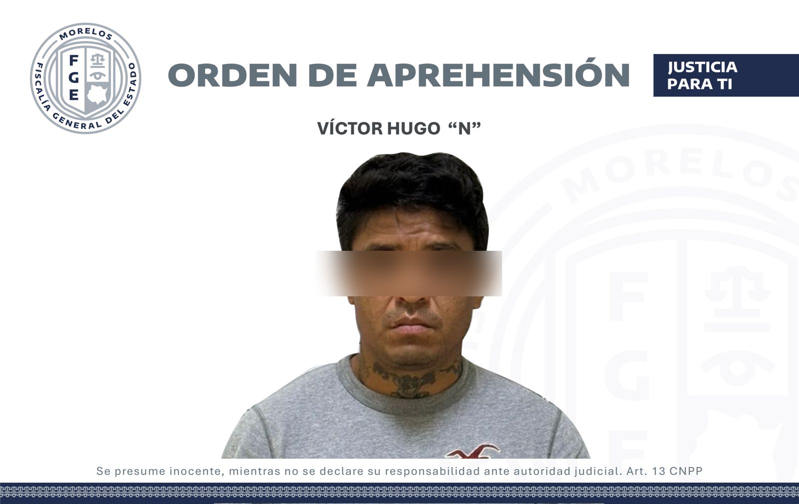 APREHENDEN A MASCULINO QUE INCUMPLIÓ CON MEDIDAS CAUTELARES POR VIOLENCIA FAMILIAR EQUIPARADA