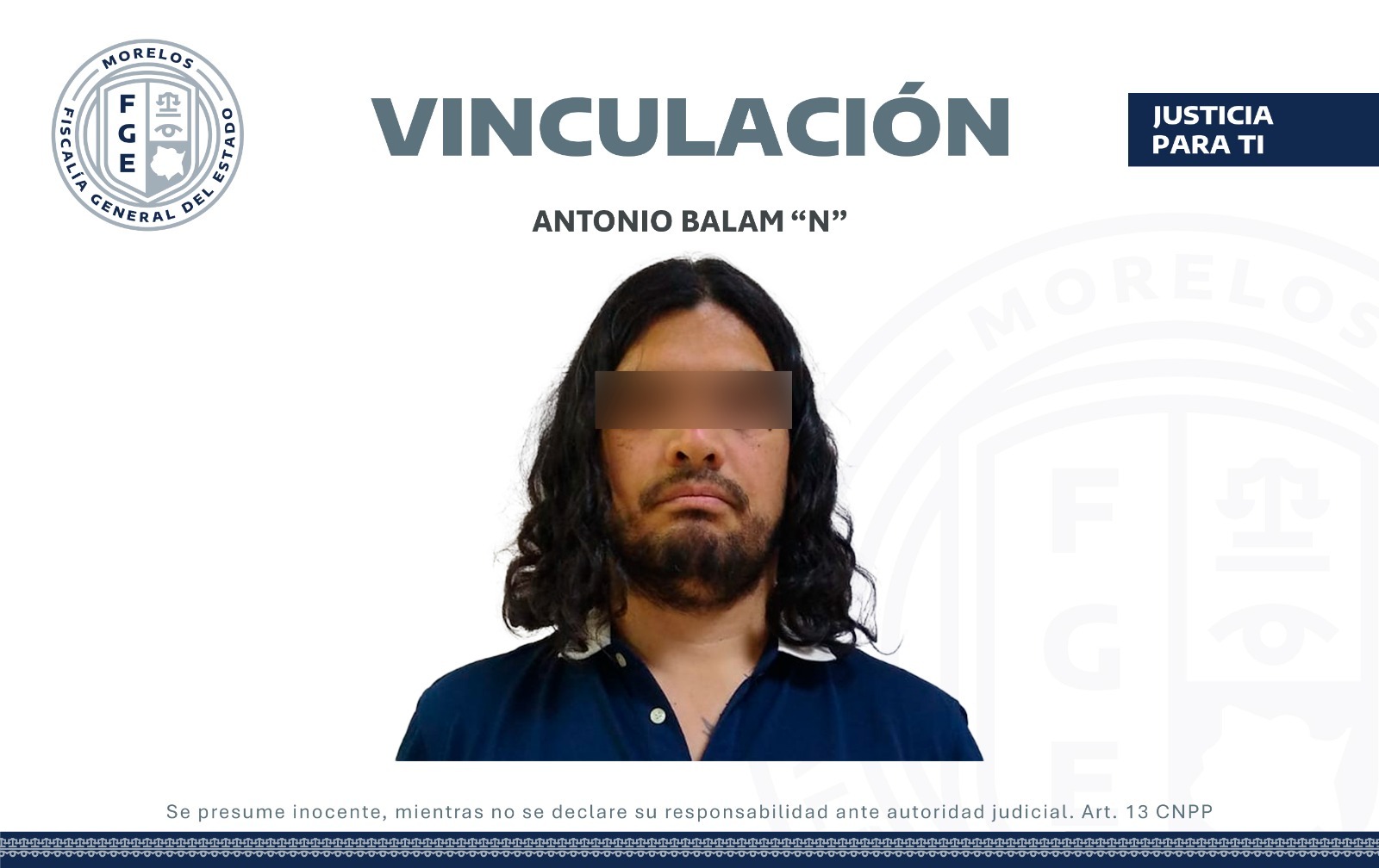 VINCULAN A PROCESO A MASCULINO POR VIOLACIÓN EN TEMIXCO