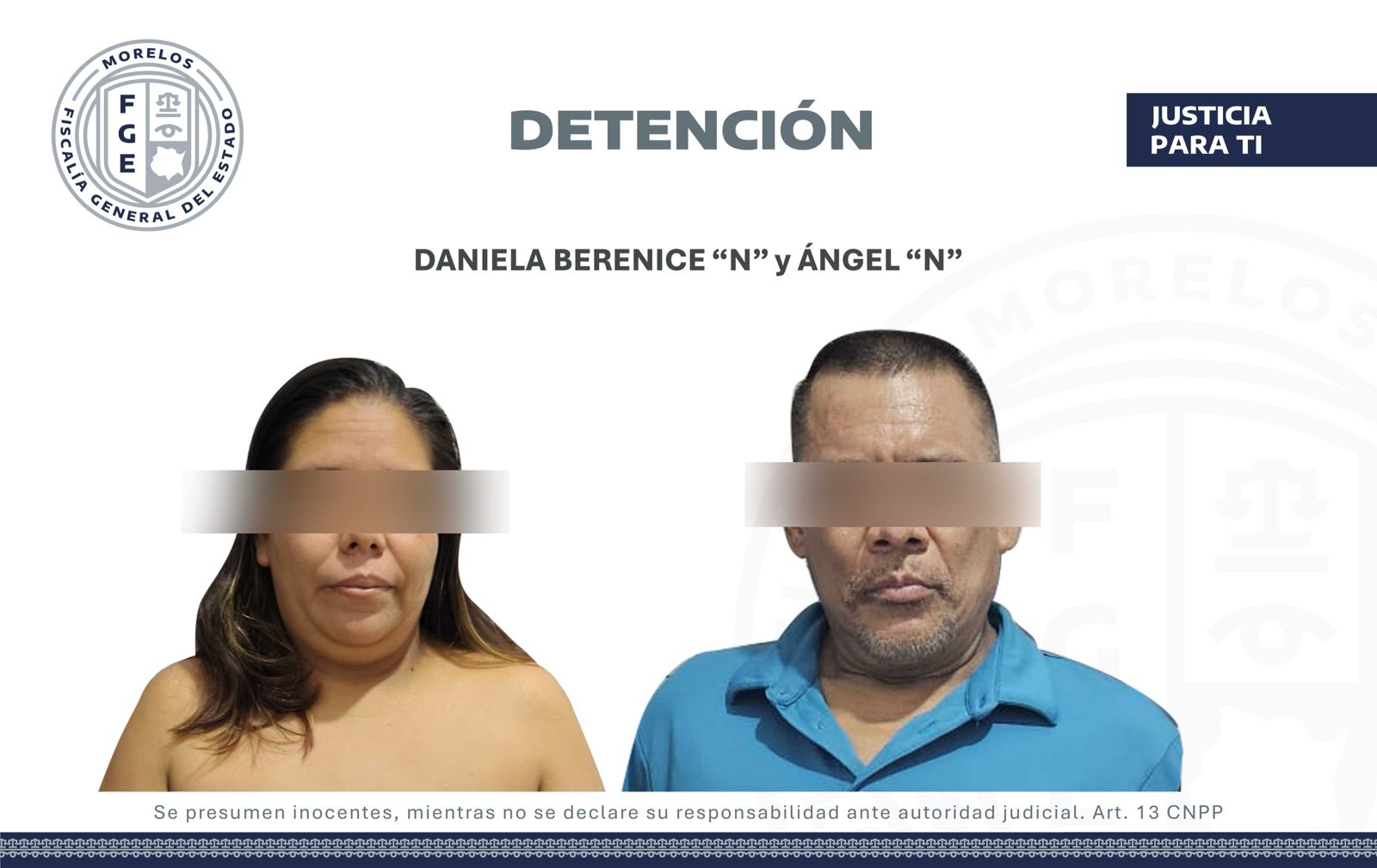 DETIENEN A UNA PAREJA POR DELITO CONTRA LA SALUD EN AYALA