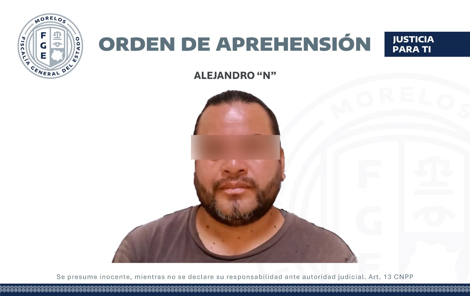 APREHENDEN A HOMBRE POR INCUMPLIR CON OBLIGACIONES DE ASISTENCIA ALIMENTARIA