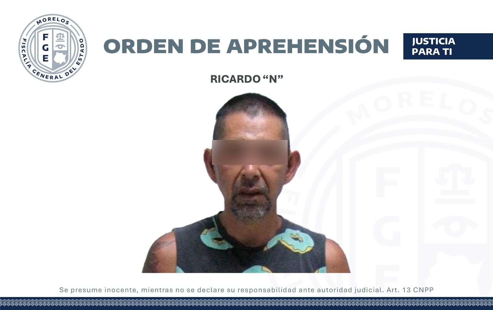 APREHENDEN A MASCULINO QUE INCUMPLIÓ MEDIDAS CAUTELARES POR NARCOMENUDEO EN CUERNAVACA