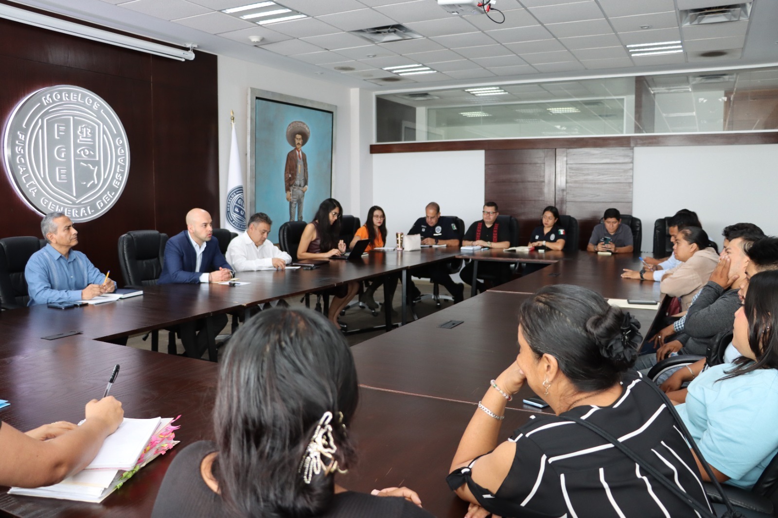 ATIENDEN FISCAL EDGAR MALDONADO Y TITULAR DE SSPC A OPERADORES DE PLATAFORMAS DIGITALES