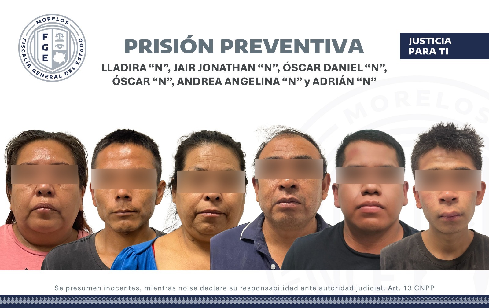 PRISIÓN PREVENTIVA PARA 12 IMPUTADOS POR OPERATIVO INTERINSTITUCIONAL EN TEMOAC