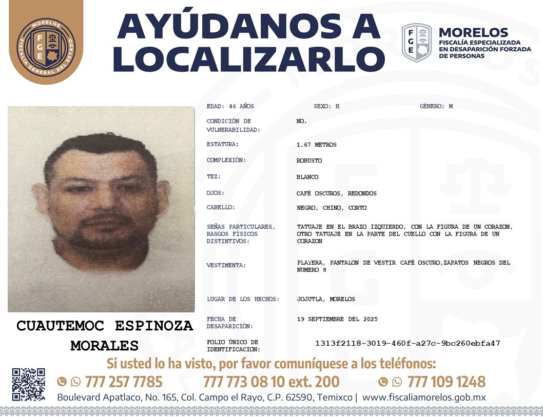 CUAUHTEMOC ESPINOZA MORALEZ
