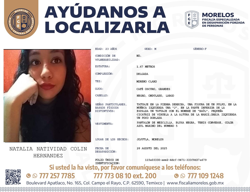 NATALIA NATIVIDAD COLIN HERNÁNDEZ