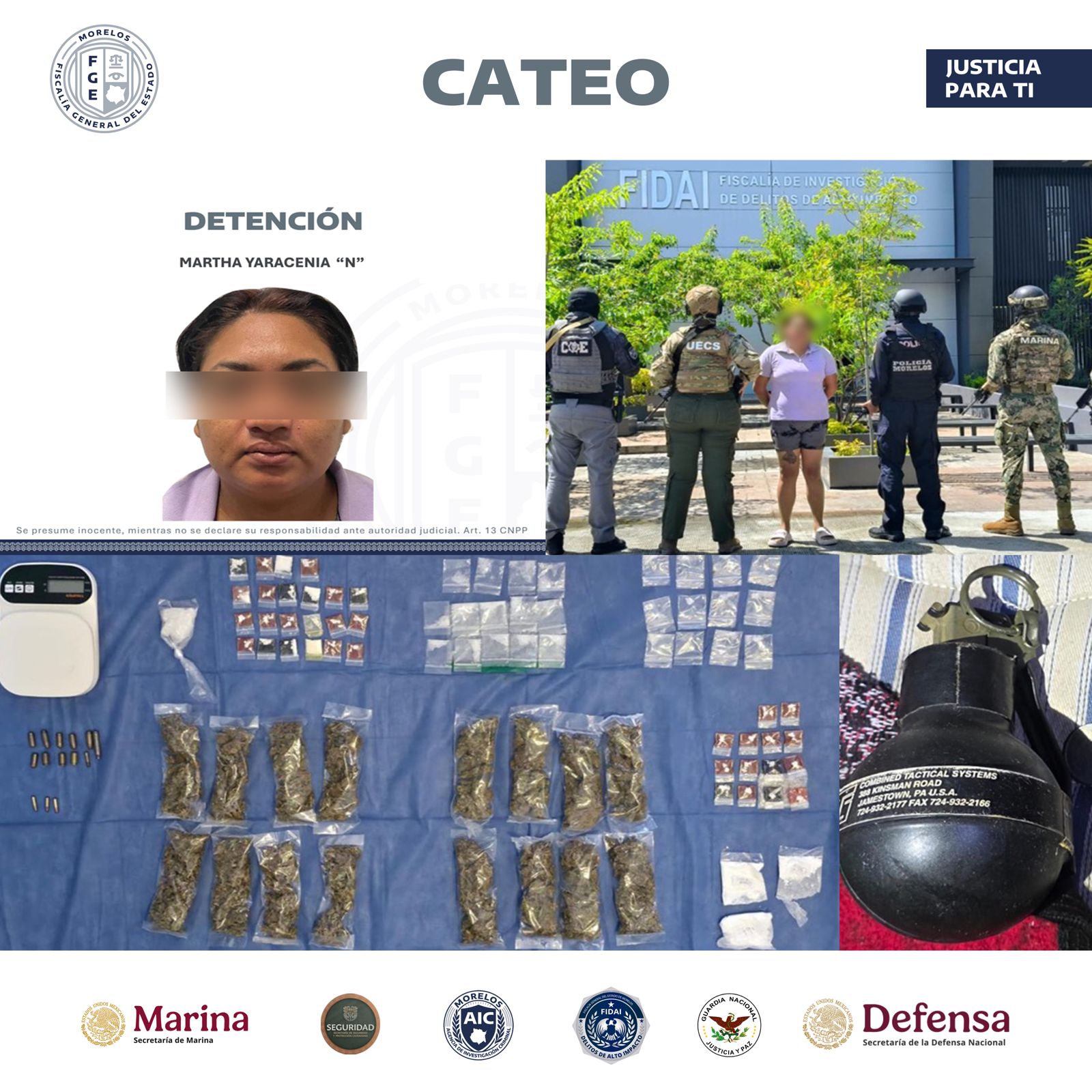 OPERATIVO INTERINSTITUCIONAL ANTIEXTORSIÓN EN CUAUTLA ASEGURA INMUEBLE, CARTUCHOS Y OTROS OBJETOS