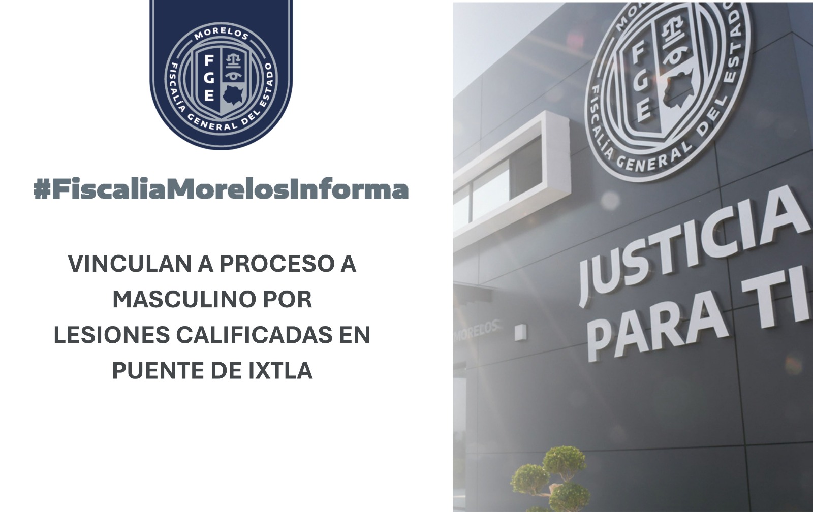 VINCULAN A PROCESO A MASCULINO POR LESIONES CALIFICADAS EN PUENTE DE IXTLA