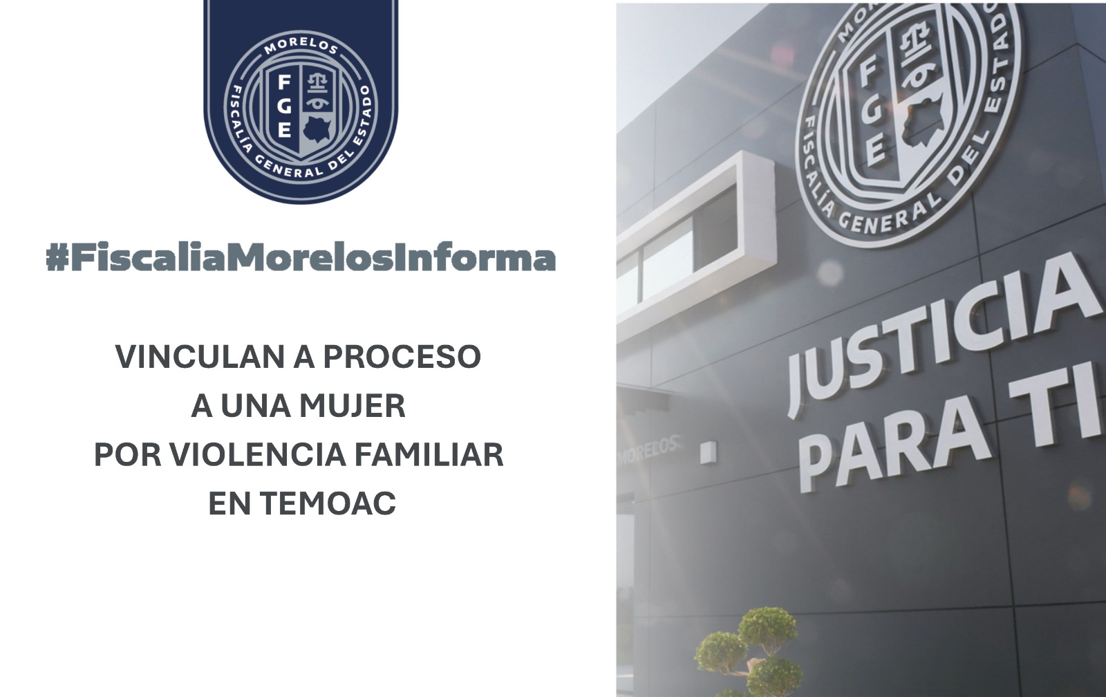 VINCULAN A PROCESO A UNA MUJER POR VIOLENCIA FAMILIAR EN TEMOAC